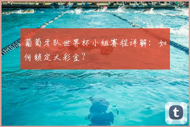 葡萄牙队世界杯小组赛程详解：如何锁定大彩金？